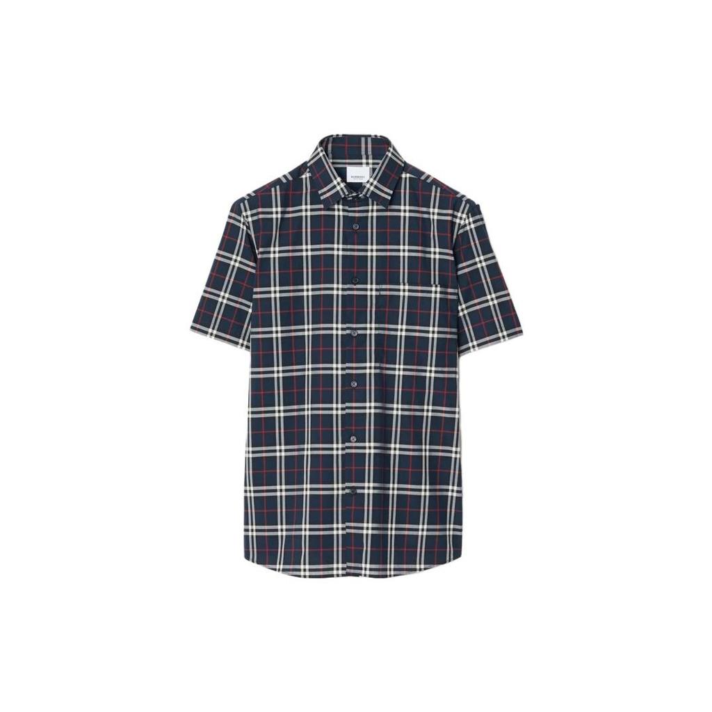 Burberry Check-print Cotton Shirt Men's 80795901