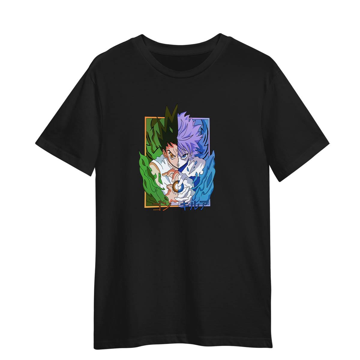 

Gon Freecss And Killua Zoldyck Hunter x Hunter Anime Manga Adult Unisex T-shirt XXXL чорний