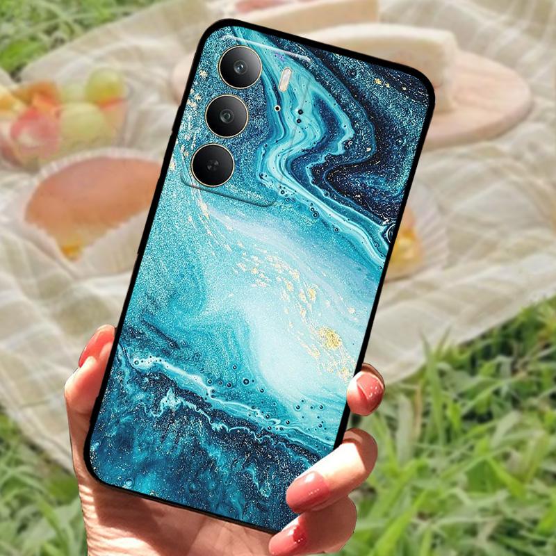 Hülle Für Realme C75 Stoßfestes TPU Silikon Handy Hülle Für Oppo Realme C75 4G Fundas Stoßstange Abdeckung Mode Weiche Schutzhülle