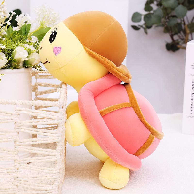 Turtle Wearing Hat Plush Toy Cute Cartoon Girl Children Birthday Gift Holiday