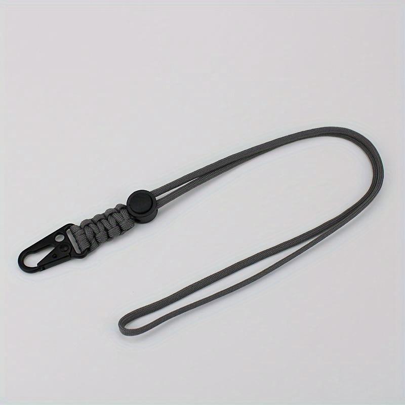 Lanyard Heavy Metal Keyring Adjustable Keychain Credential Holder Mobile Phone Hanging Neck Strap Anti-lost Key Chain