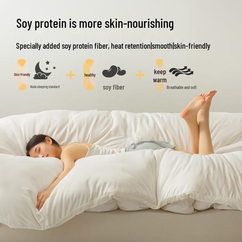 Nanjiren A-Class 10% Soy Fiber All-Season Quilt