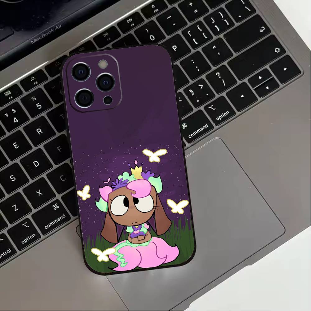 B-Bassie  Phone Case For iPhone 17,16,15,14,13,12,11 Plus,Pro Max,XS,Soft Silicone Black Cover