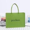 Letter Print Felt Tote Bag - Fashionable Handbag for Promotion and Shopping