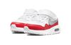 Nike Air Max SC Comfortable Cushioning Abrasion Resistant Cushioning, Wear Resistant Low top Running Shoes White Red CZ5361-108