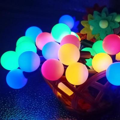 LED Star Ball String Lights - Fairy Room & Party Décor, Battery Operated