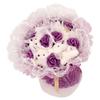 Bear Day Plush Q-FLA Bouquet, Purple, Mother's Gift, Bouquet, Toy, Present, B-51