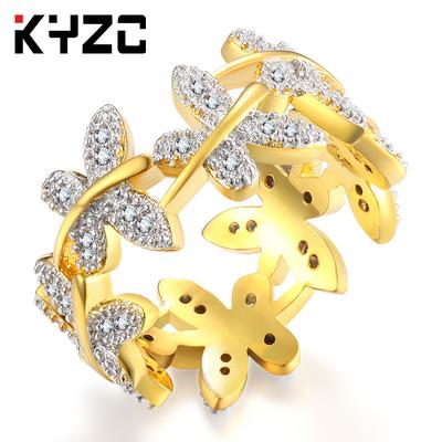 Jewelry Butterfly Gold Ring Women'S Jewelry