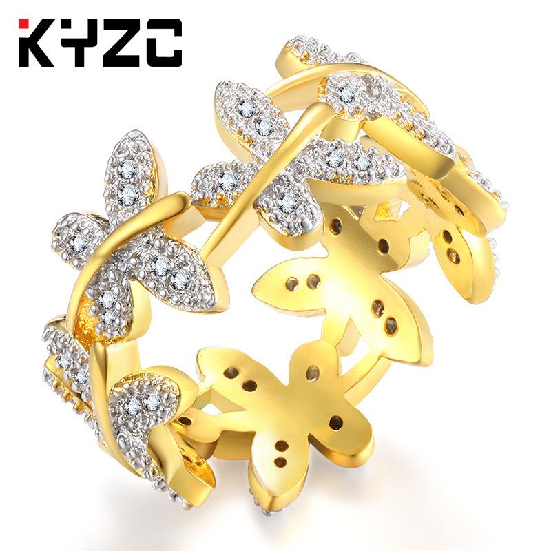 Jewelry Butterfly Gold Ring Women'S Jewelry