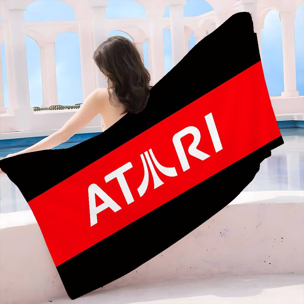 

A-Atari Logo Microfiber Beach Towel Absorbent Quick dry Soft Yoga Swimming Resort Mountain Climbing Towel W40*H60(CM)