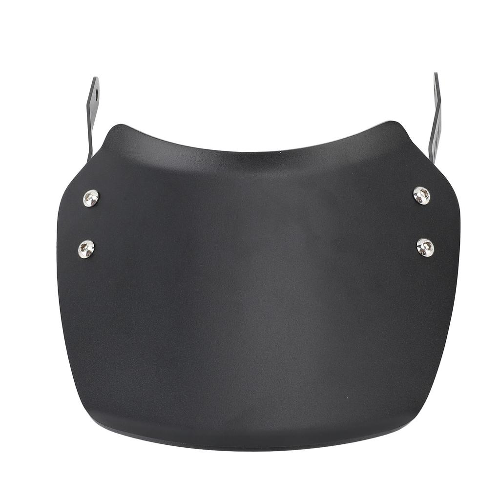 Motorcycle Aluminum Front Wind Deflector with Mount for 6.5in to 9.45in Round Headlights