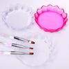 1Pcs Nail Art Palette Acrylic Uv Gel Polish Tip Holder Diy Design Display Tool