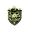 Retro Bronze Bear Brooch: Halloween Thriller Metal Pin Badge for Clothing