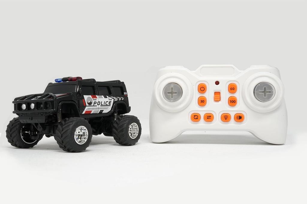 Happinet Miniature Car OFFROAD POLICE R/C G-ACTION