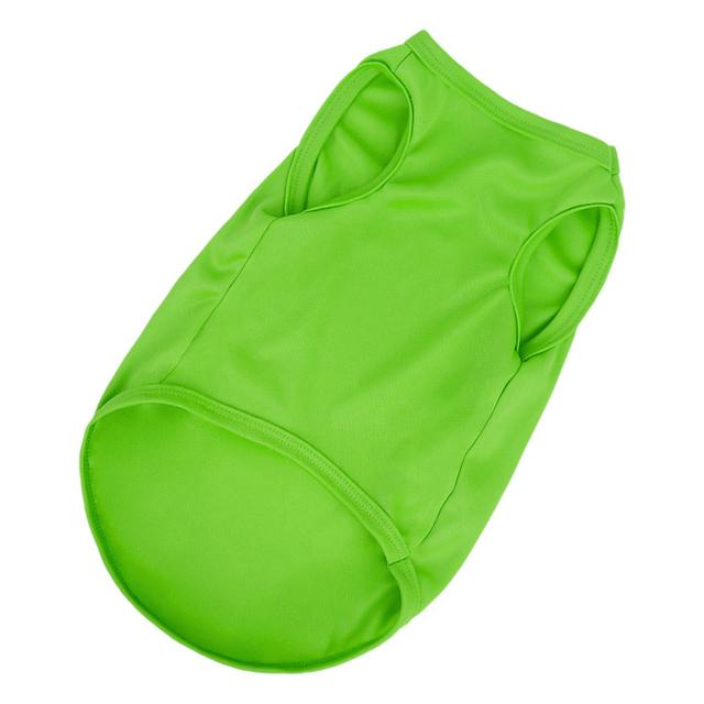 

XS-XXL Летняя футболка из чистого хлопка для щенков, мягкая однотонная майка для собак, футболки с рисунком кошек для маленьких, средних и больших собак XXL