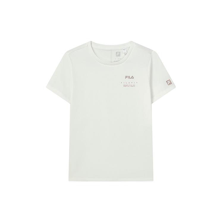 New FILA T Shirt Women's Natural White A11W221110FWT