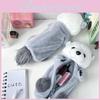 Charming Otter Plush Pen Bag Portable Middle School Students Stationery Organizer