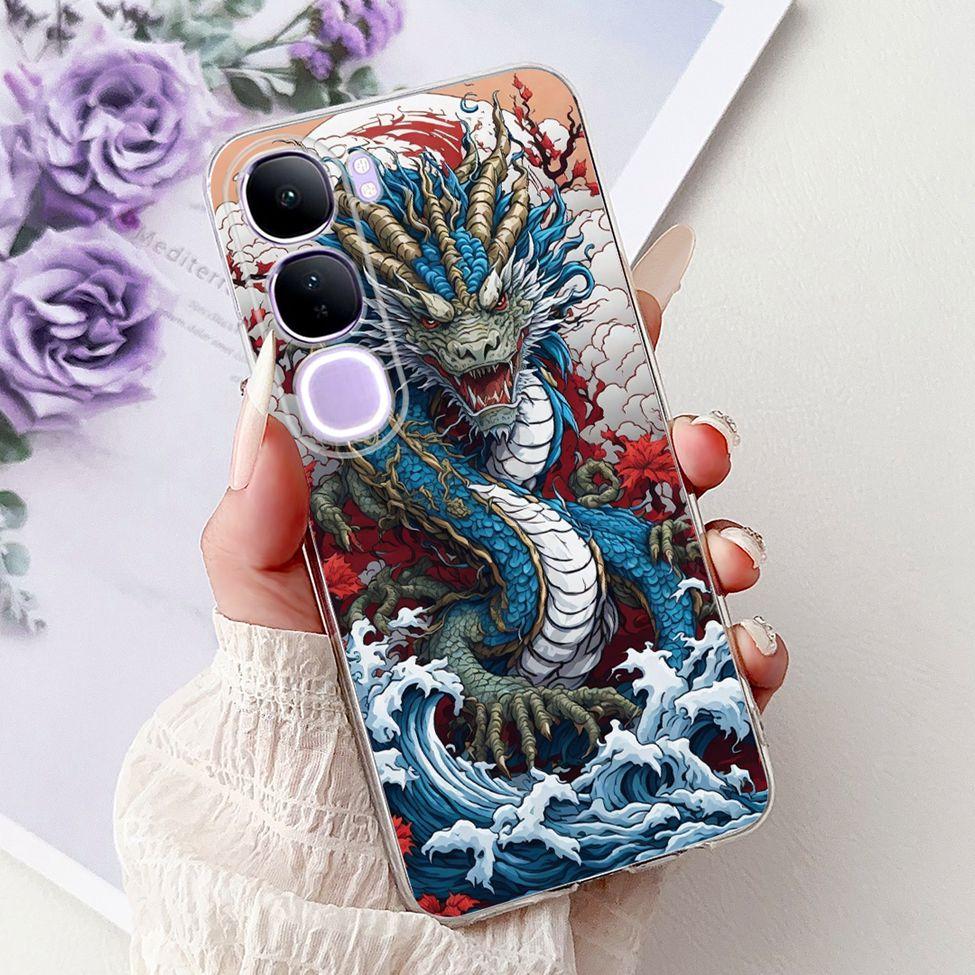 For Vivo V40 Lite 5G IDN Case V2417 Clear Cute Cat Fashion Butterfly Love Painted Soft Phone Case For Vivo V40 Lite 4G IDN Cover