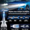 2Pcs LED Headlight Bulbs High Brightness IP68 Waterproof 10000LM 6000K White Light H7