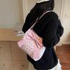 Large Capacity Trendy Bow New Fashion Polka Dot Tote Single Shoulder Underarm Women's Bag Commuting