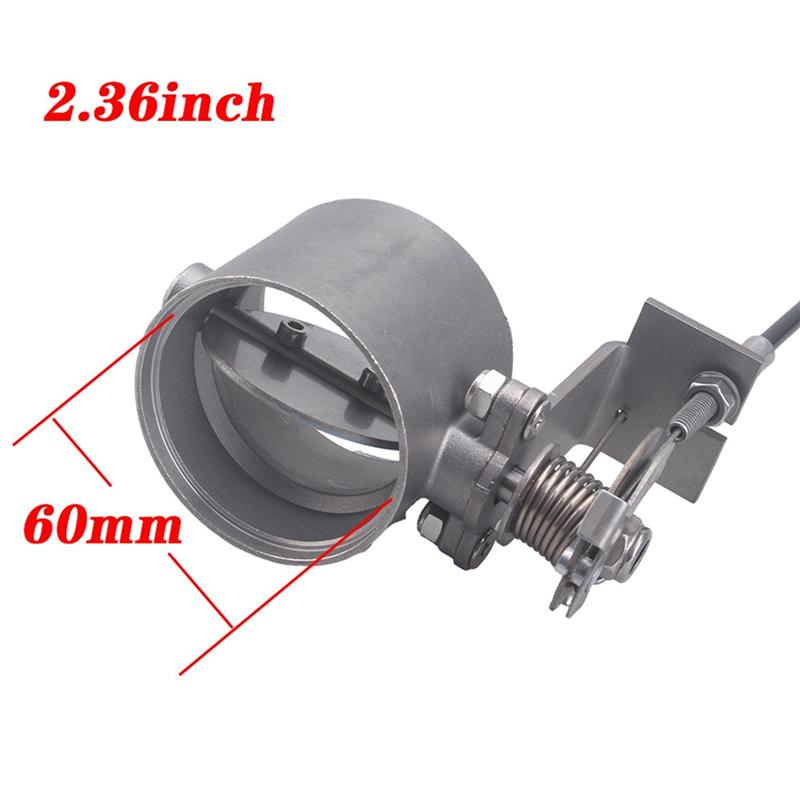 

Universal Motorcycle Modified Exhaust Pipe Valve Exhaust Pipe Muffler Parts-A91R As Shown 2Inch