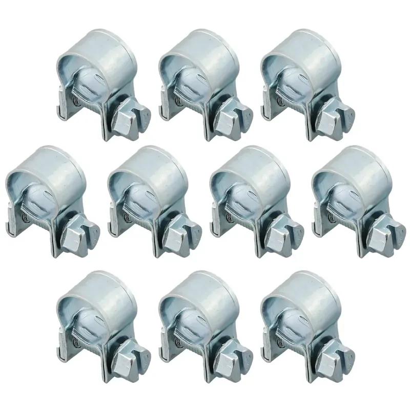 

10Pcs Hose Fuel Hose Clip 7-20mm Carbon Steel Oil Water CPU Air Gas Pipe Fixing Tube Clamp Metal Fastener Hardware 8mm to 10mm
