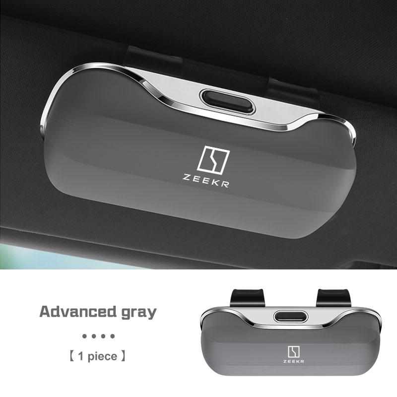 Car Visor Glasses Box Portable For ZEEKR 001 007 009 X MIX 7X 9X M-Vision Auto Sunglasses Holder Eyeglasses Case Car Accessories