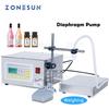 ZS-DP641W Enchedora Pesadora Semi Automática Máquina para Bebidas Alcoólicas Perfume Suco Bomba de Diafragma Grau Alimentício Enchedora de Garrafas