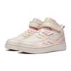 Li Ning Kids Fleece High-Top Skate Shoes Kids Sneakers Pink Gray YKCT152-24