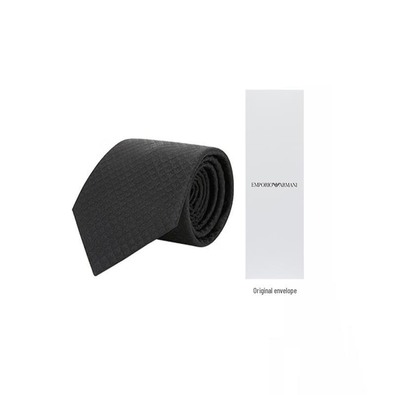 Классический мужской деловой галстук Armani из шелка-тусса