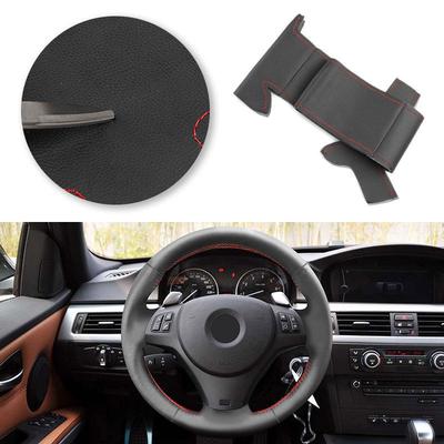 Accessoires Auto Volant Garniture Housse Cuir Pour BMW M Sport E90 320i 325i 330i 335i 2006-2011 E87 120i 130i 120d 2008-2013