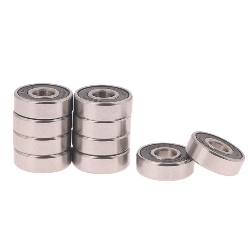 10Pcs 608Zz/608Rs Abec-7 Deep Groove 8X22X7Mm Mini Ball Bearing Carbon Steel For Skateboard Scooter 3D Printer Parts