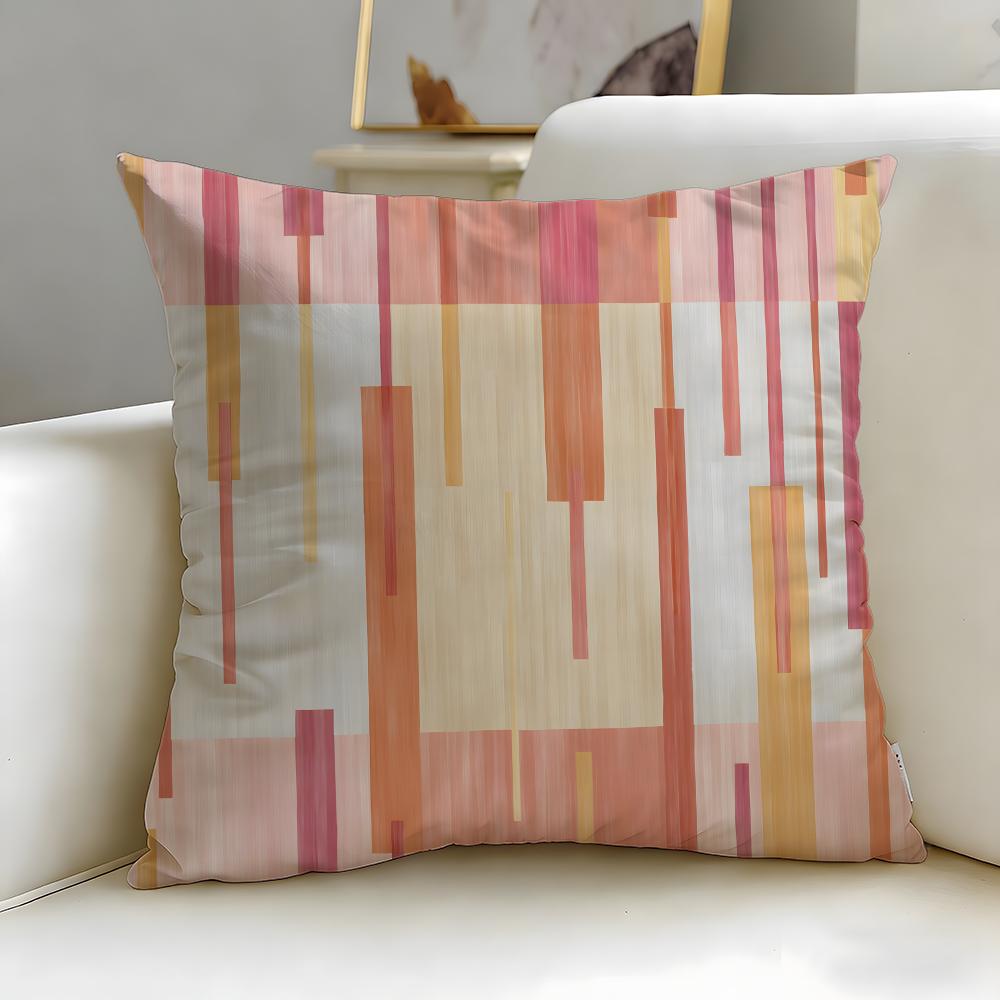 Bohemian pattern Cushion Cover Soft EasyWash Pillow Case Versatile for Couch Bed Travel and Office