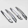 For Hyundai Tucson 2015 2016 2017 2018  Glossy Black Carbon Fiber Chrome Car Door Handle Cover Sticker Styling Accessories