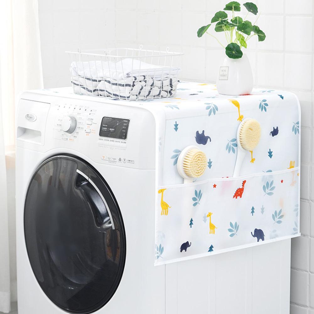 Waterproof Peva Cloth Tablecloth Dust Cover Anti-dust Cover Freezer Storage Bags Refrigerator