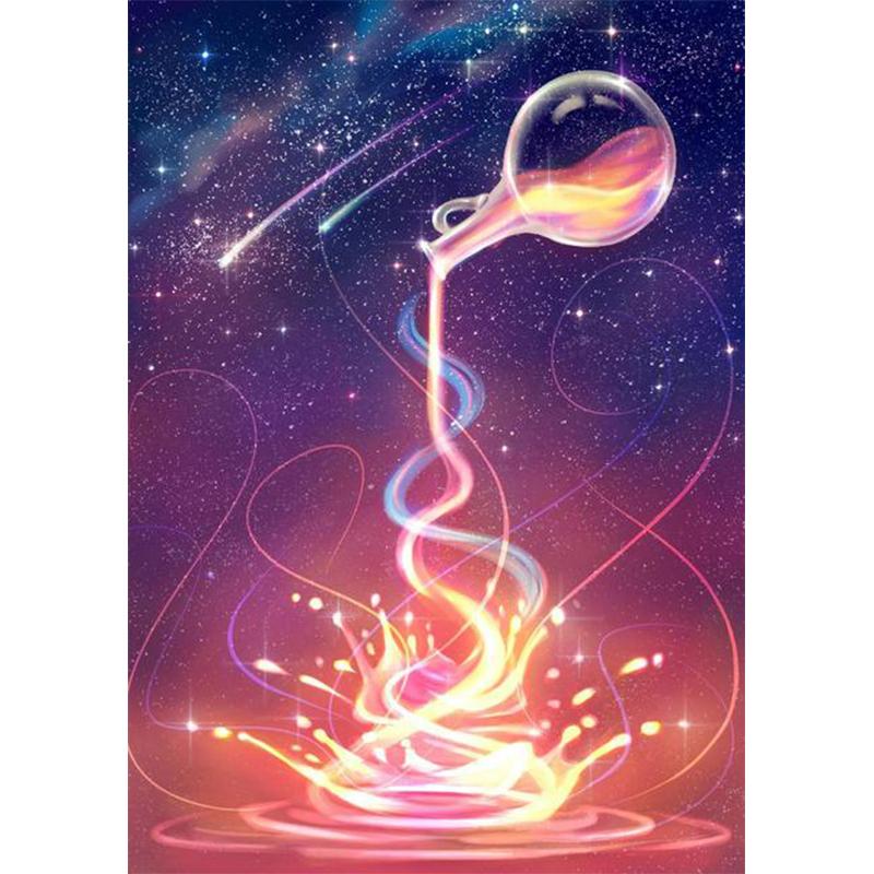 Full RoundCartoon Moon Diamond Embroidery Mosaic Embroidery 5d Diy Diamond Painting Home Decor Explosion New