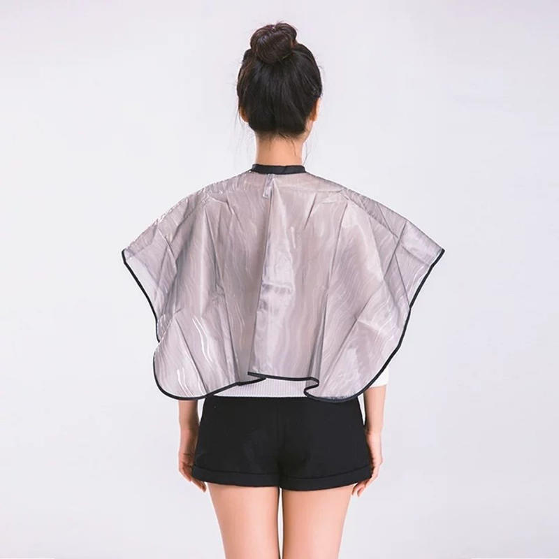 Salon Professional Large Textured Clear Waterproof Hair Coloring Cape For Hair Treatment Perm Styling And Protective Barrier Against Stains For Salon