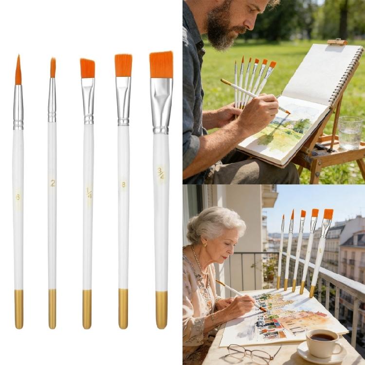 6Pcs Food Safe Paint Brushes Fondant Tool With Stainless Steel Tweezers for Cake Baking Chocolate Cookie Decoration