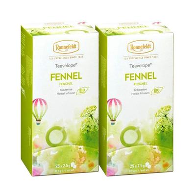 Ronnefeldt Fennel Tea 25 Tea Bags X 2 Packs