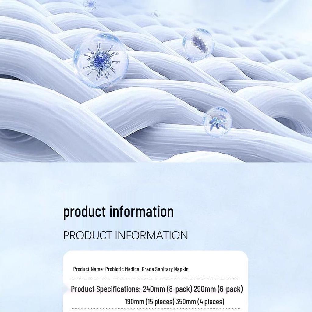 Kangbai Probiotic Sanitary Pads for Girls: Day & Night Use Combo