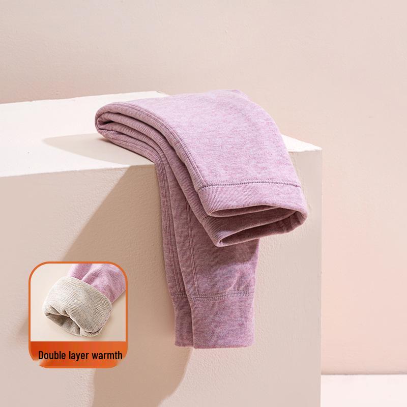 Autumn/Winter Girls' Cotton Thermal Leggings: Thick, Elastic, Slimming, Versatile