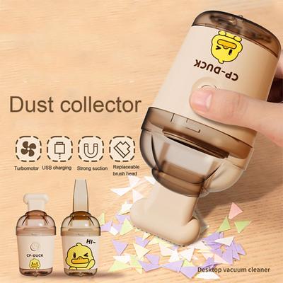 Desktop Vacuum Cleaner Keyboard Dust Remover Cordless Rechargeable Portable Mini Vacuum Cleaner Dust Catcher