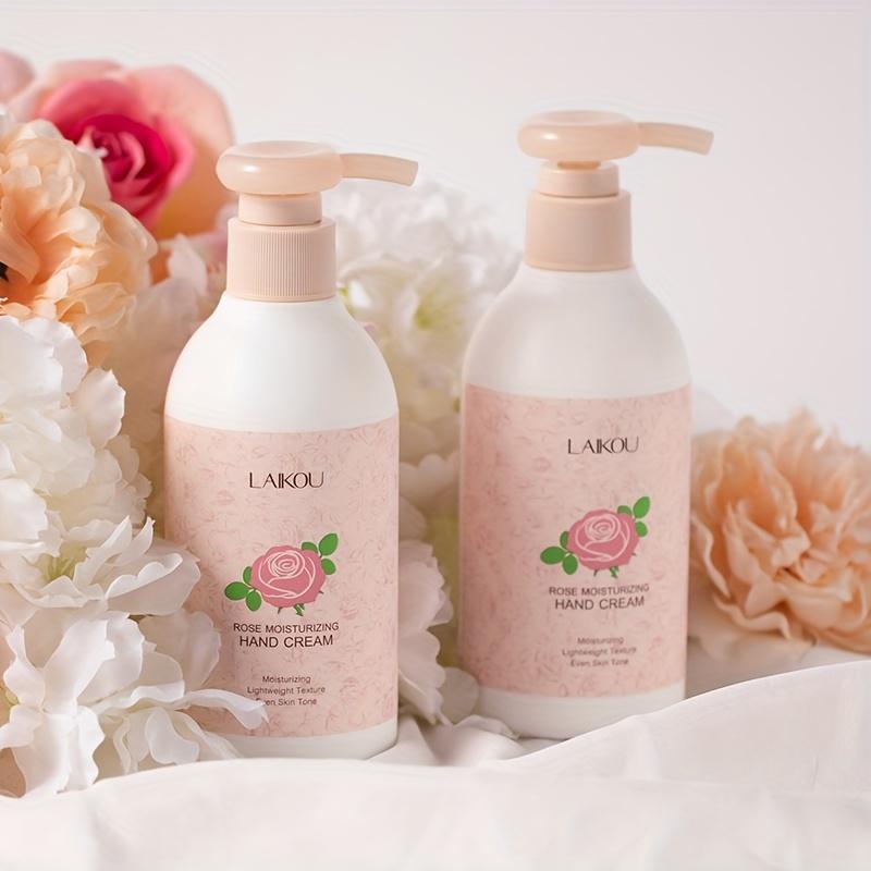 LAIKOU Rose Hydrating Hand Cream 220ml, for Dry & Rough Skin, Gentle Formula, Birthday Gift, Hand Care