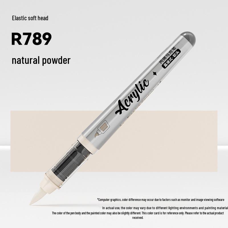 Jinzhi Liquid Acrylic Marker Pen - Soft Tip, Opaque, Large Capacity, Stackable Colors