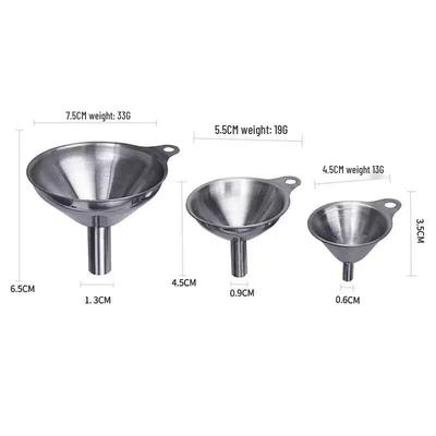 304 Stainless Steel Funnel Set