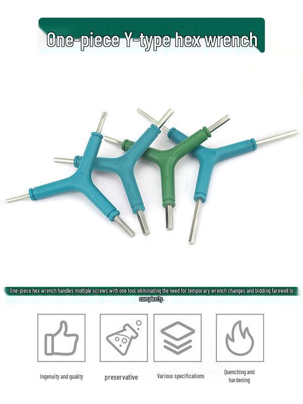 Y-Shape Hex Wrench & Screwdriver for Bike and AC Repair