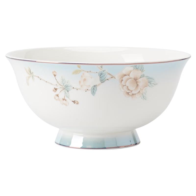 NINE CRANES Jingdezhen Ceramic Noodle Bowls - Set of 4