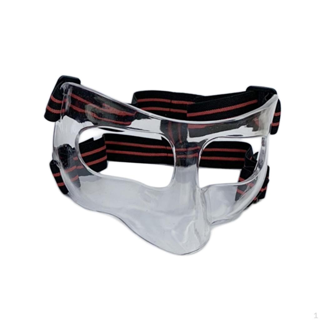 Guard with Nose Protection for Soccer and Basketball - Adjustable Strap