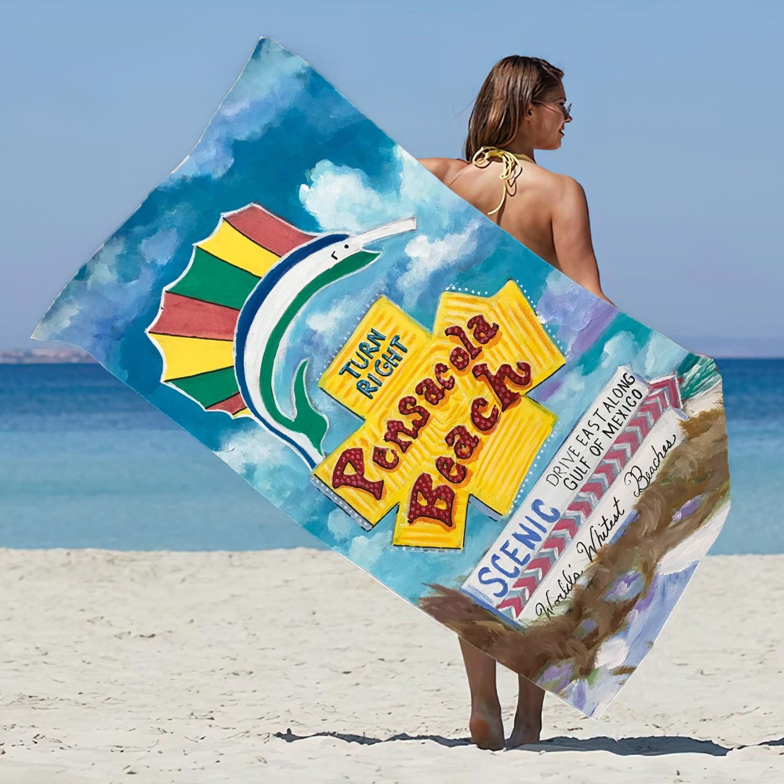 

Индивидуальное полотенце из микрофибры Банное полотенце Пляжное полотенце One Size синий