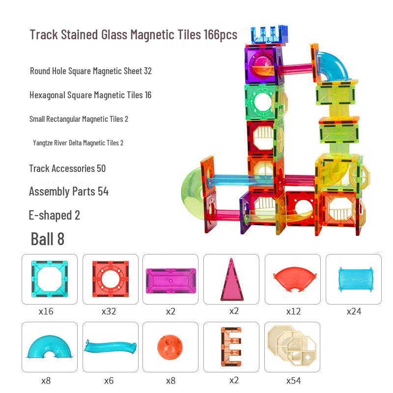 Colorful Roller Ball Building Blocks: Educational Construction Toy for Early Learning
